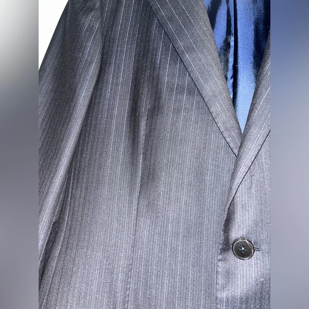 Ermenegildo Zegna Couture XXX Wool & Silk blend Suit Jacket, 48R, Navy, designer